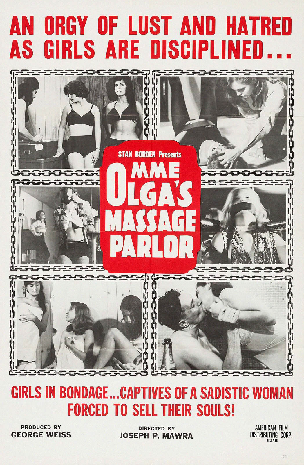 MME. OLGA\'S MASSAGE PARLOR